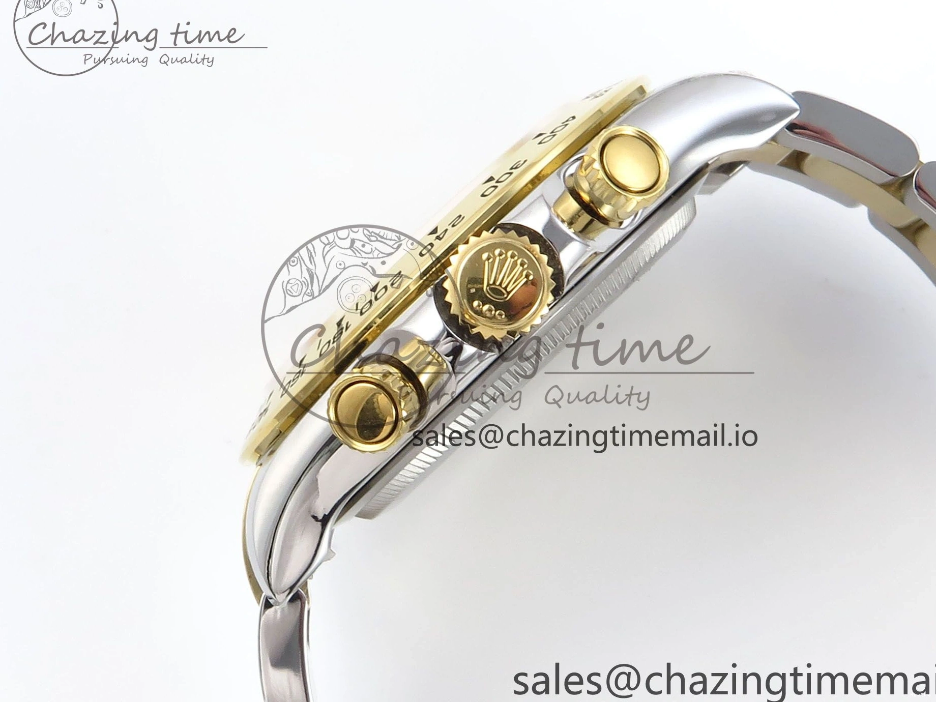 MiroTime 0128 Daytona 126503 QF 1:1 Best Edition Black YG Dial on SS YG Braclet SH4131 V Colorful 719